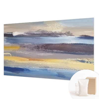 Vlies fotobehang op maat met een vredig landschap als motief