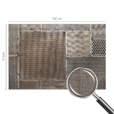 Fotobehang naadloos Metaalachtige patronen