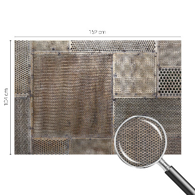 Fotobehang naadloos Metaalachtige patronen