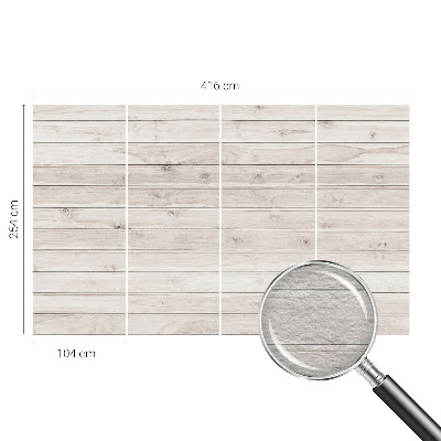 Foto behang op maat Natuurlijk hout