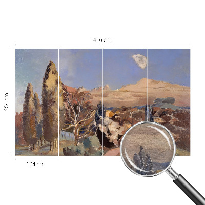 Fotobehang slaapkamer Boslandschap