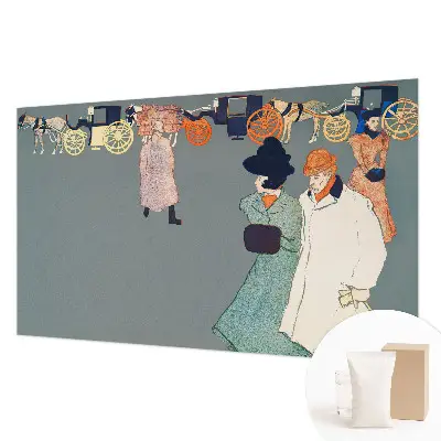 Modern fotobehang met een print van coach-kostuums