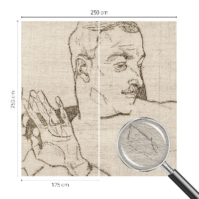 Luxe fotobehang Een onderscheidend karakter