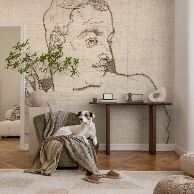 Luxe fotobehang Een onderscheidend karakter