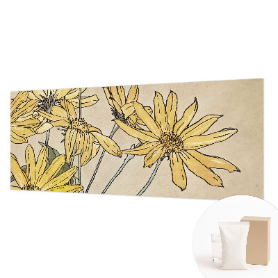 Premium fotobehang Aquarel bloemen