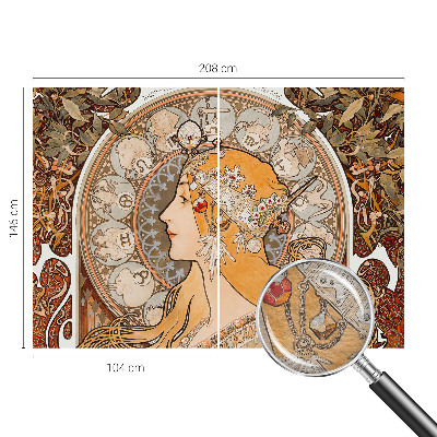 Uniek fotobehang met een zodiacal elegant ontwerp