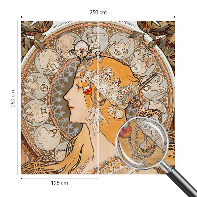 Uniek fotobehang Zodiacale elegantie