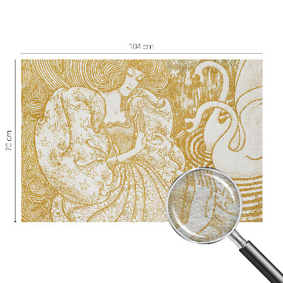 Groot fotobehang Vrouwelijke elegantie