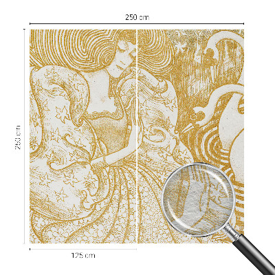 Groot fotobehang Vrouwelijke elegantie