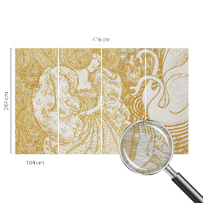 Groot fotobehang Vrouwelijke elegantie