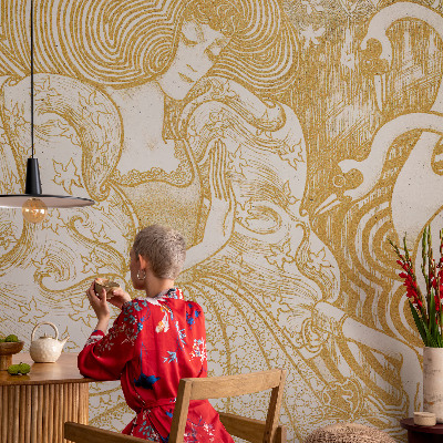 Groot fotobehang Vrouwelijke elegantie