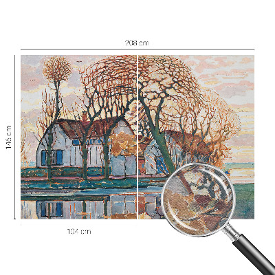 Fotobehang vlies Idyllisch landschap