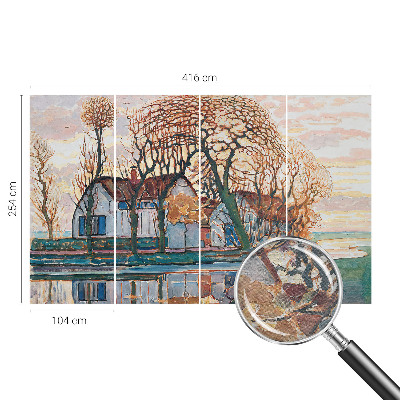 Fotobehang vlies Idyllisch landschap