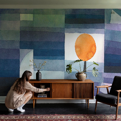 Vliesbehang fotobehang Abstracte boom