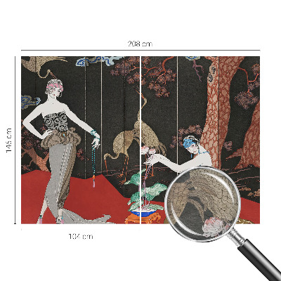 Vliesbehang fotobehang woonkamer Elegante scène