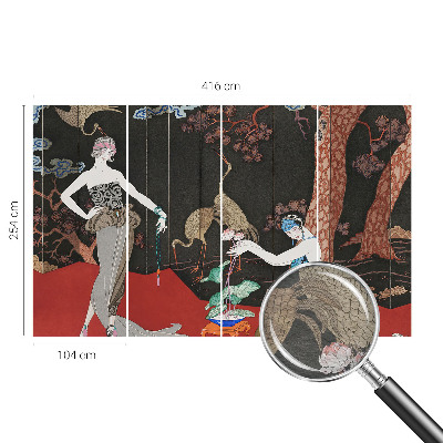 Vliesbehang fotobehang woonkamer Elegante scène