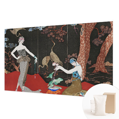 Vliesbehang fotobehang woonkamer Elegante scène