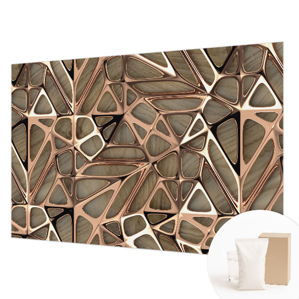 Fotobehang met een geometrisch patroon