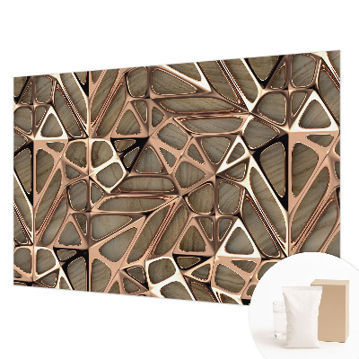 Fotobehang met een geometrisch patroon