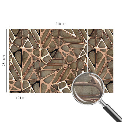 Fotobehang met een geometrisch patroon
