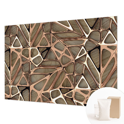 Fotobehang met een geometrisch patroon
