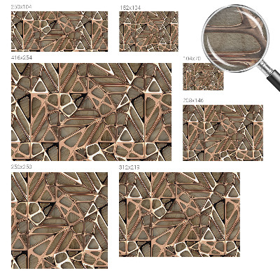 Fotobehang met een geometrisch patroon