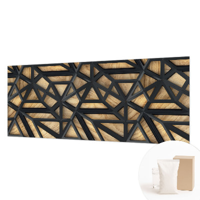 Muurbehang met geometrisch patroon