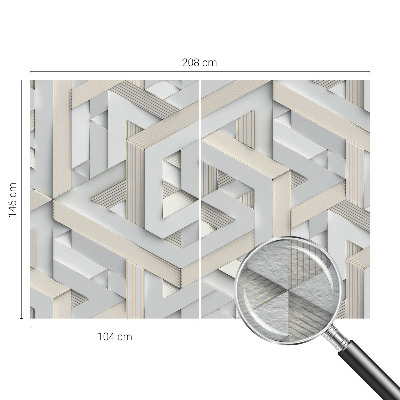 Fotobehang op maat Illusoire vormen