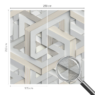 Fotobehang op maat Illusoire vormen