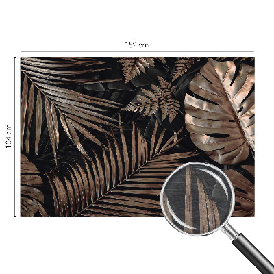 Foto behang op maat Exotische bladeren