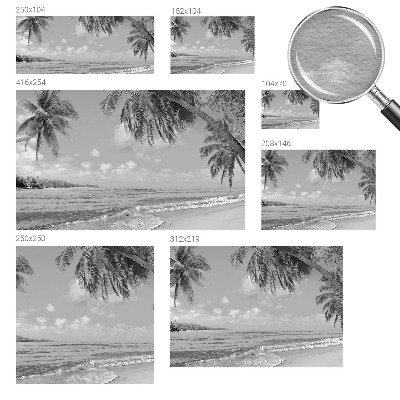 Fotobehang slaapkamer met tropisch paradijs-motief