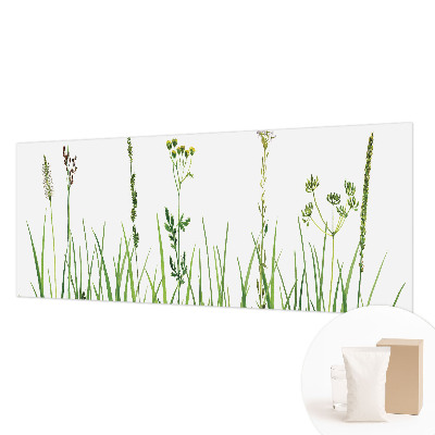 Fotobehang voor slaapkamer met een subtiel bloemenmotief