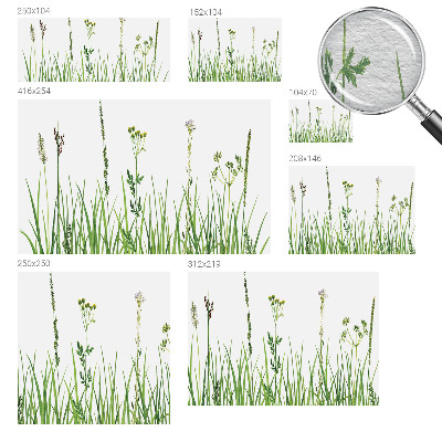 Fotobehang voor slaapkamer met een subtiel bloemenmotief