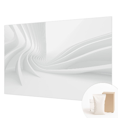 Fotobehang voor de woonkamer met patroon van vloeistofleidingen