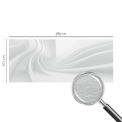 Fotobehang voor de woonkamer met patroon van vloeistofleidingen
