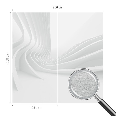 Fotobehang voor de woonkamer met patroon van vloeistofleidingen