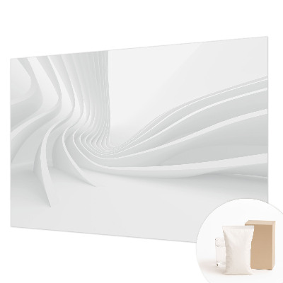 Fotobehang voor de woonkamer met patroon van vloeistofleidingen