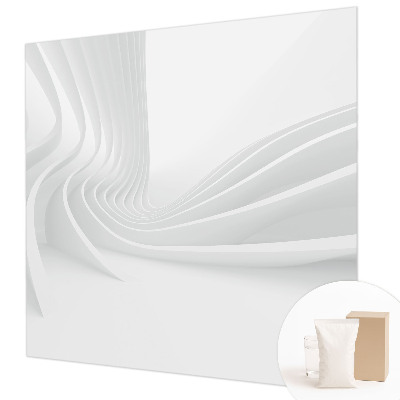 Fotobehang voor de woonkamer met patroon van vloeistofleidingen
