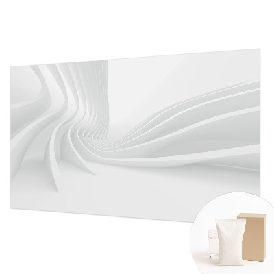 Fotobehang voor de woonkamer met patroon van vloeistofleidingen