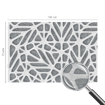 Premium fotobehang Geometrisch netwerk