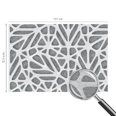 Premium fotobehang met een geometrisch netwerkmotief
