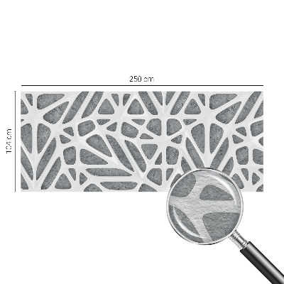 Premium fotobehang Geometrisch netwerk