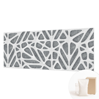 Premium fotobehang met een geometrisch netwerkmotief