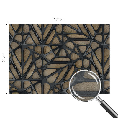 Uniek fotobehang Houten net