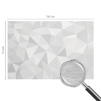 Hoogwaardig fotobehang met een driehoekig mozaïekpatroon