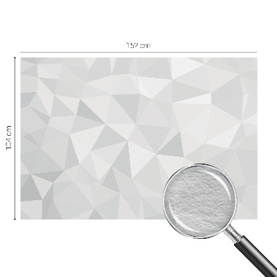Hoogwaardig fotobehang met een driehoekig mozaïekpatroon
