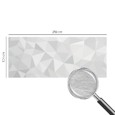 Hoogwaardig fotobehang met een driehoekig mozaïekpatroon