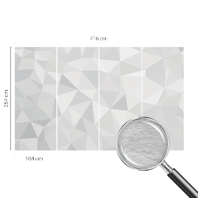 Hoogwaardig fotobehang Driehoekig mozaïek