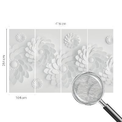 Groot fotobehang Bloemige elegantie