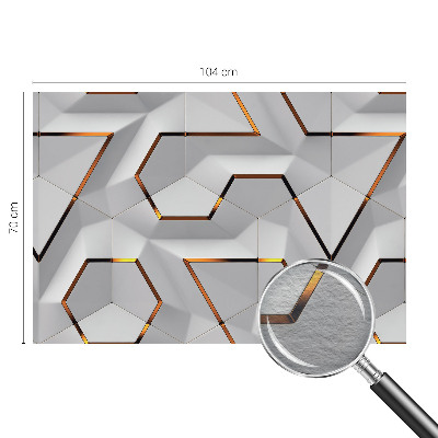 Fotobehang vlies Driedimensionale patronen